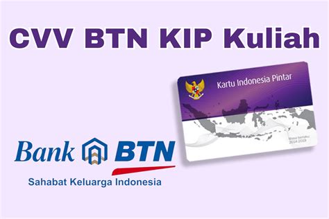 Cvv kartu kip btn  Fungsinya untuk memperoleh cetak nomor kartu kredit dan pada saat